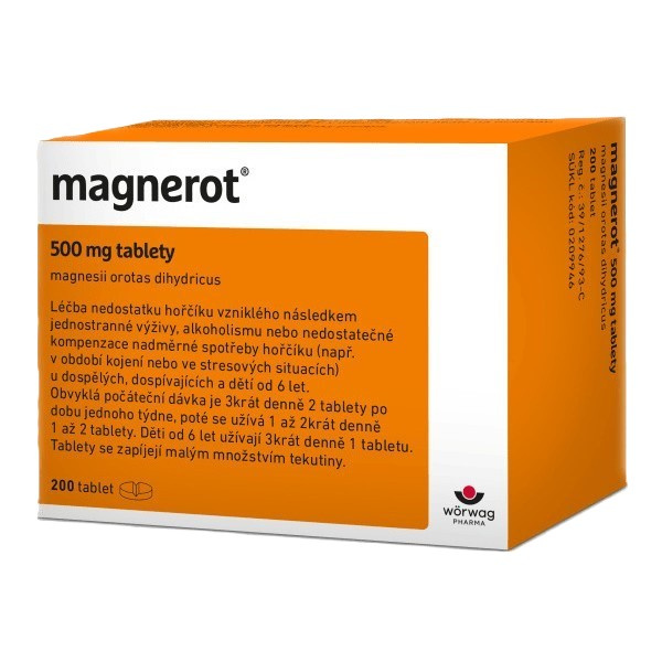 MAGNEROT 500 mg 200 tablet II