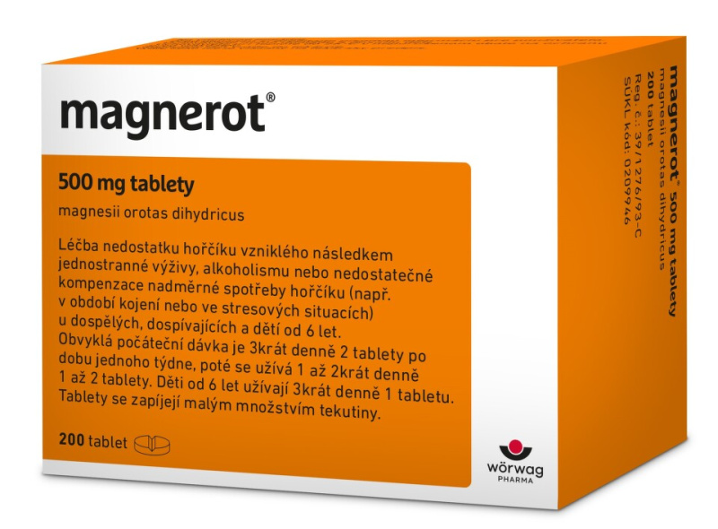MAGNEROT 500 mg 200 tablet II