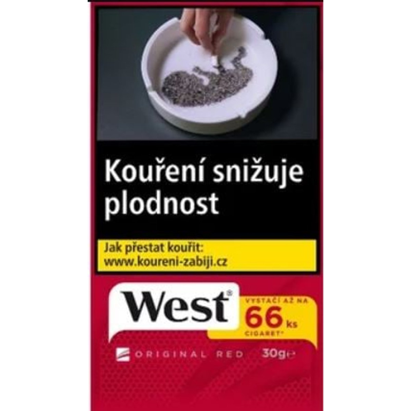 West Red cigaretový tabák