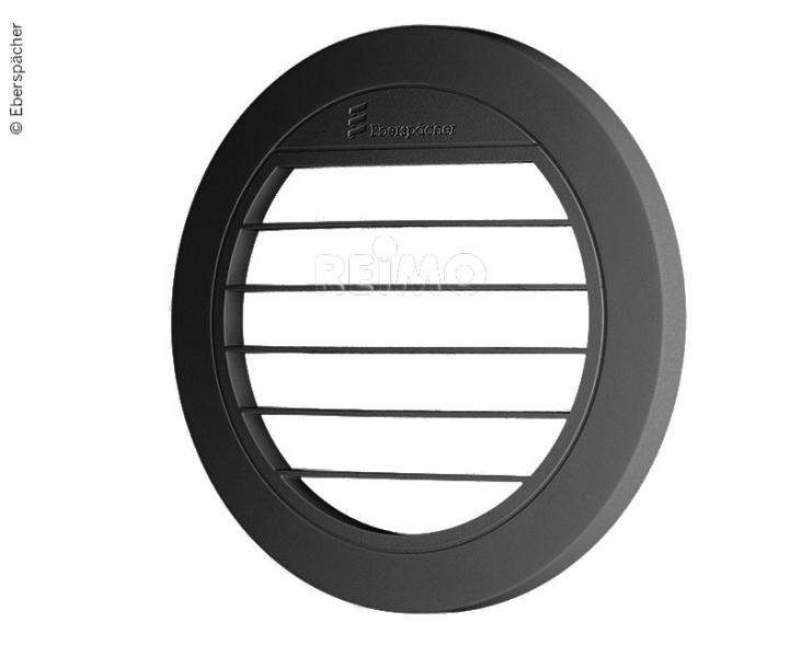 EBERS Výstupní otvor plochý 0° černý pro Standh.Airtronic D3, Ø90mm