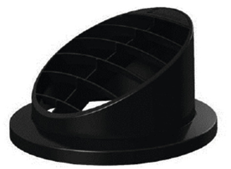EBERS Výstupní teplota 30° f. parkovací teplo. Airtronic D2, Ø50/60 mm, černá