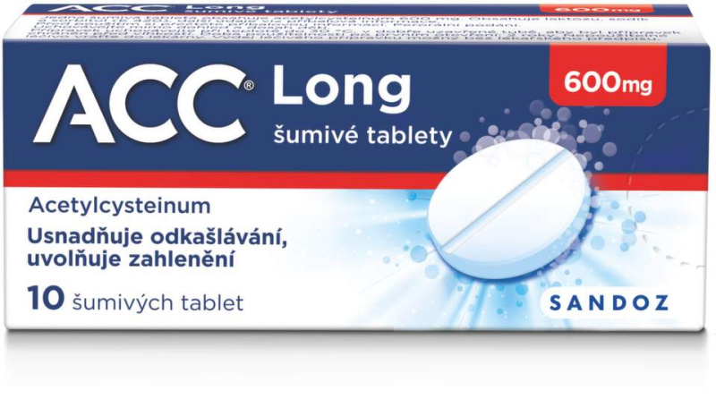 ACC LONG 600MG šumivá tableta 10