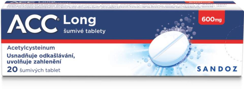 ACC LONG 600MG šumivá tableta 20
