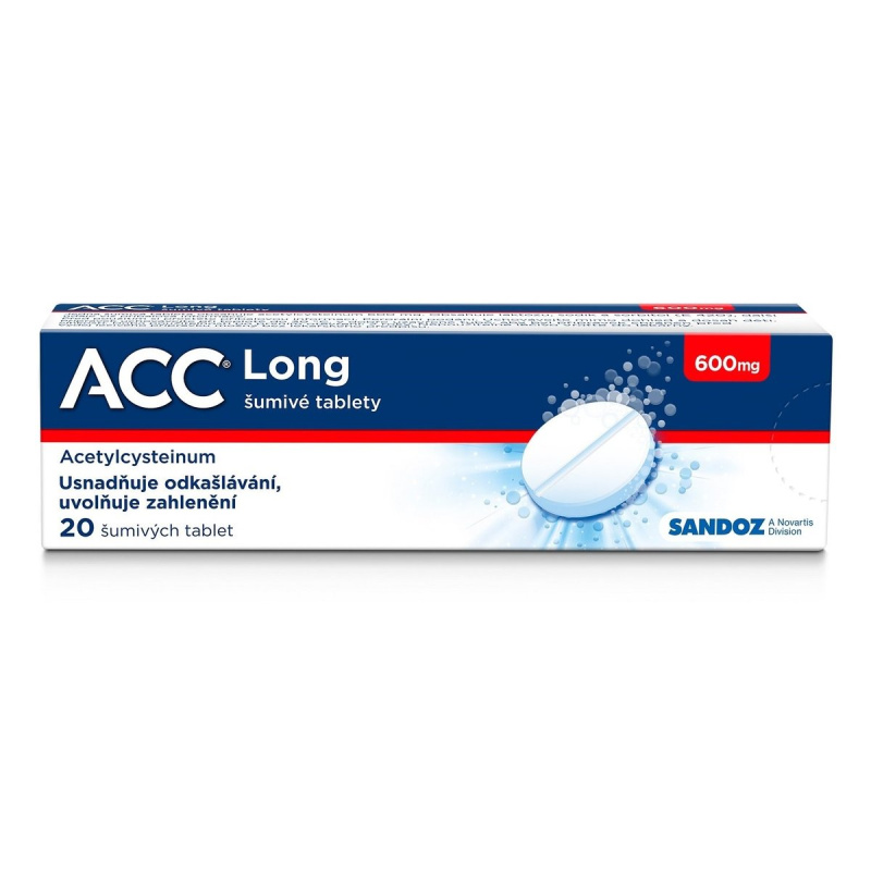 ACC LONG 600MG šumivá tableta 20