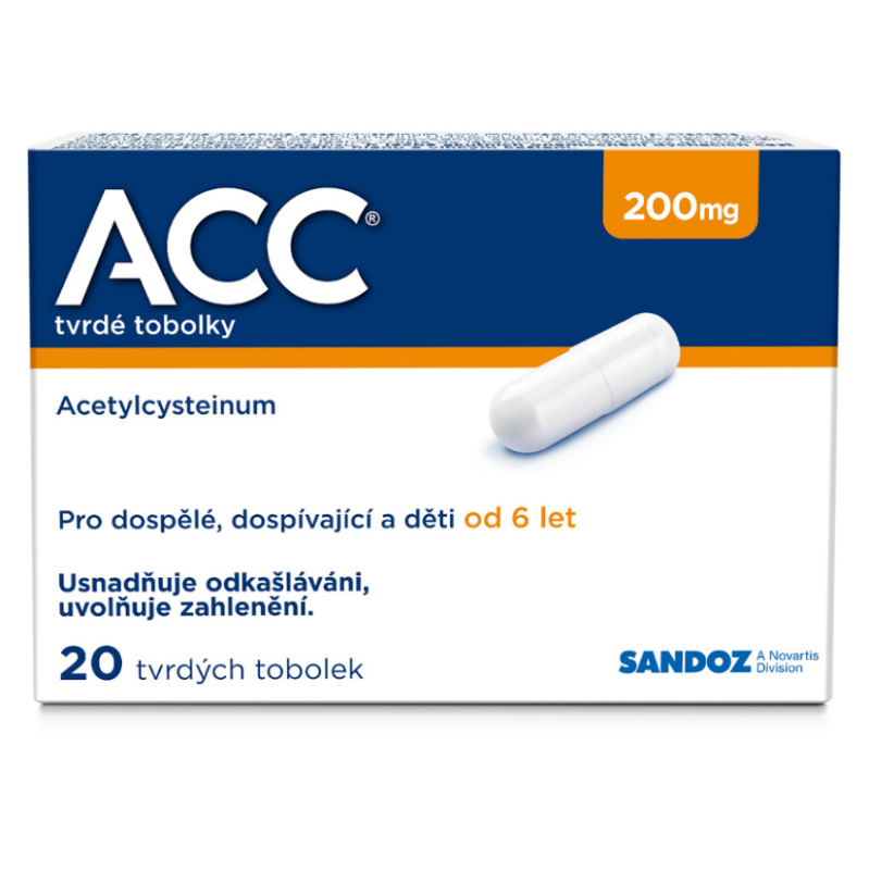 ACC 200MG Tvrdá tobolka 20