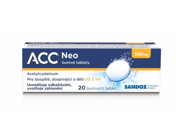 ACC NEO 100MG šumivá tableta 20