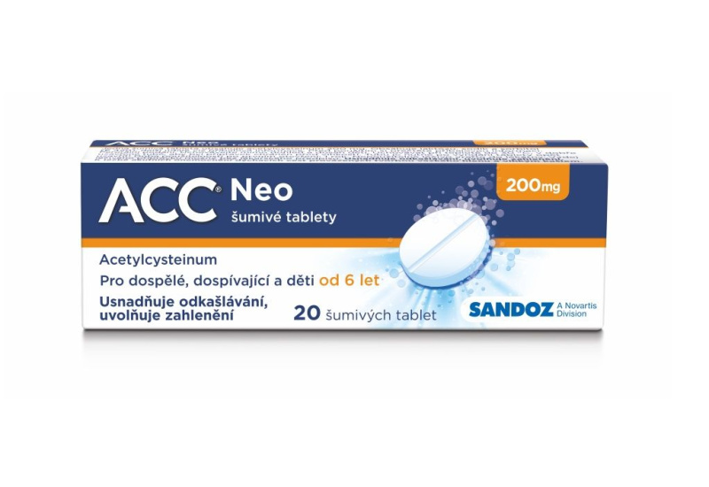 ACC NEO 200MG šumivá tableta 20