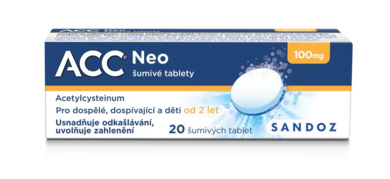 ACC 100 NEO 20x100 mg šumivých tablet