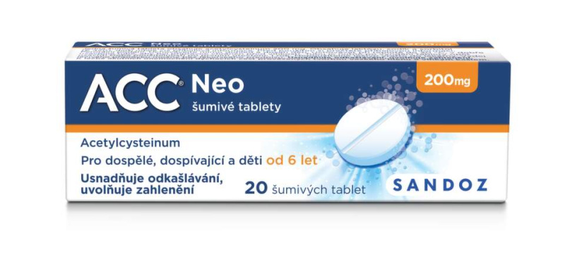 ACC 200 NEO 20x200 mg šumivých tablet