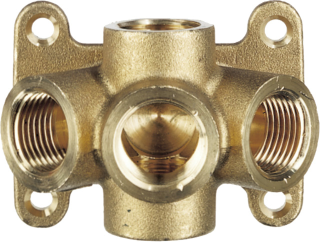 EWO Ukončovací krabice pro rozvod vzduchu, závity G 1/2", 5 otvorů - vějíř, montáž na zeď