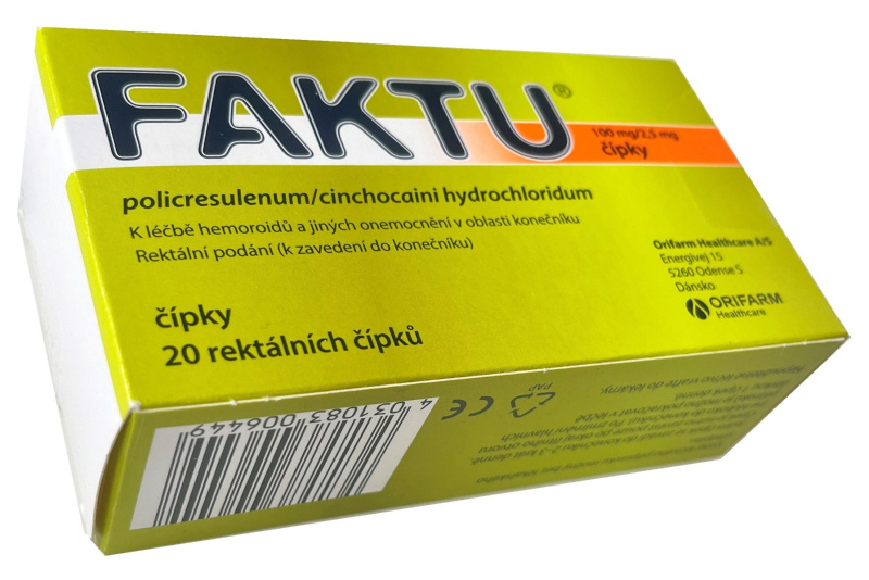 FAKTU 100MG/2,5MG čípek 20