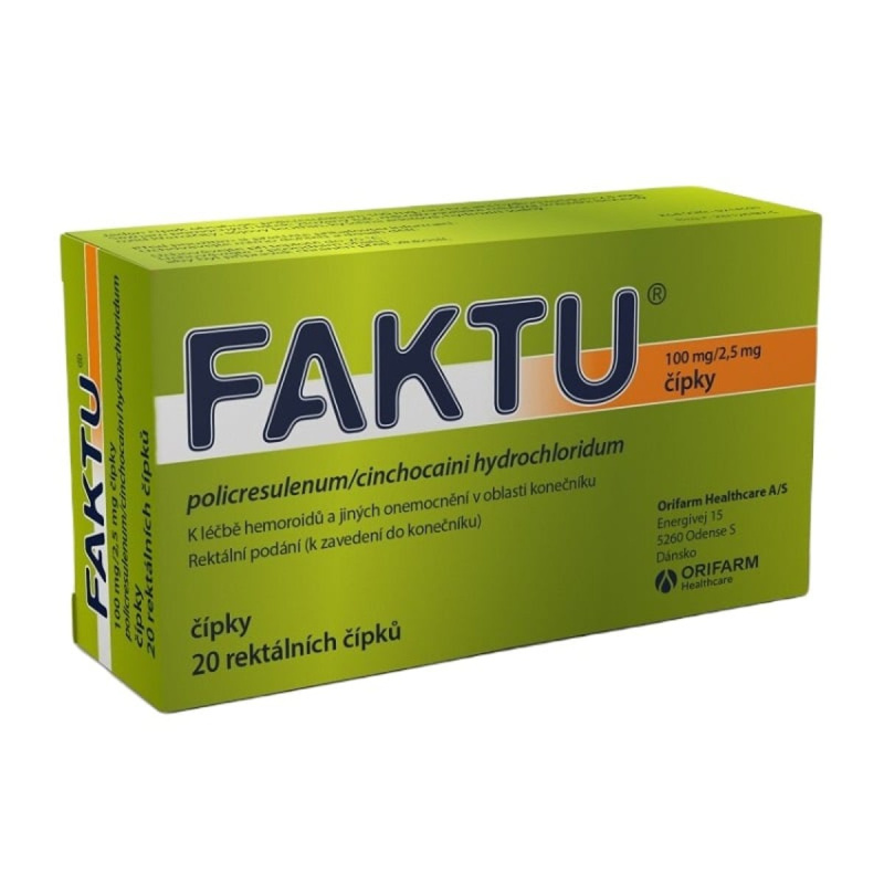 FAKTU 100MG/2,5MG čípek 20