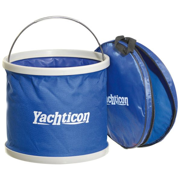 YACHTICON Skládací kbelík s úložnou taškou - 9 litrů