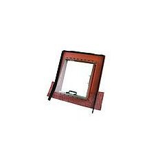Okno BRAMAC Luminex UNI 705×765 mm cihlově červená