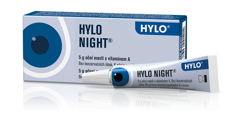 HYLO Night oční mast s vitamínem A 5g