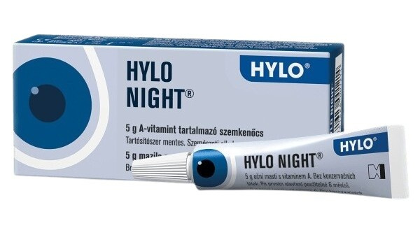 HYLO Night oční mast s vitamínem A 5g