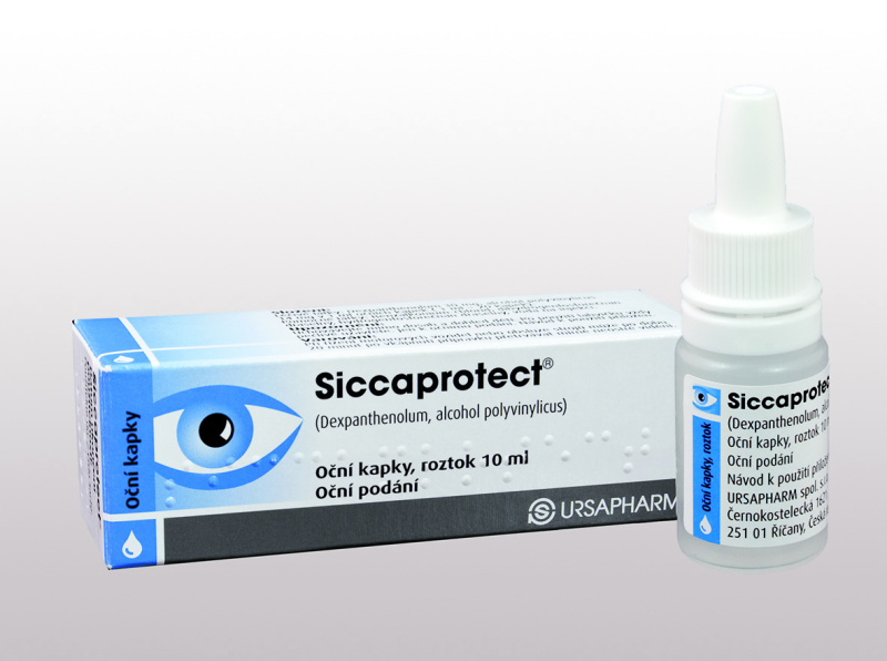 SICCAPROTECT Oční kapky, roztok 30 mg 10 ml
