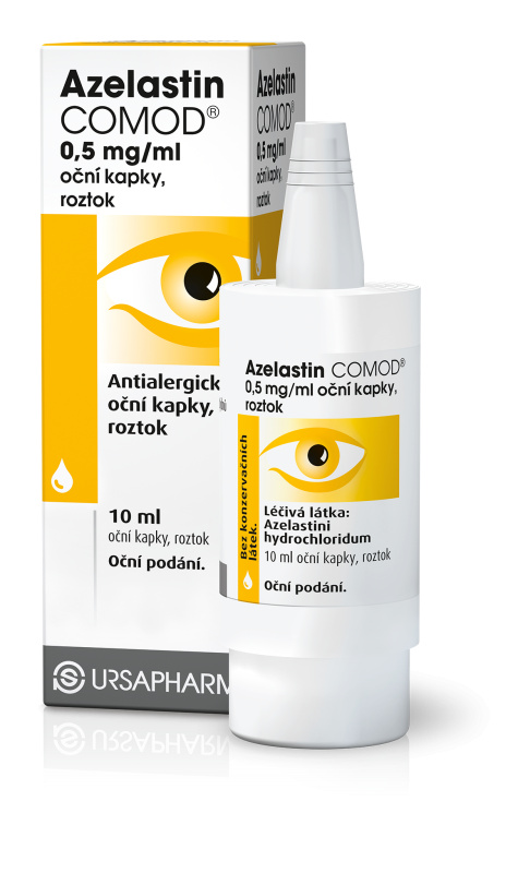AZELASTIN COMOD 0,5 mg/ml oční kapky roztok 10 ml