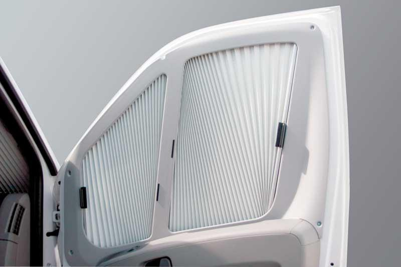 Plizované rolety do kabiny Fiat Ducato a podobné vozy - Remis REMIfront IV Varianta: 374143