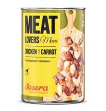 Josera Dog konz.Meat Lovers Menu Chick.with Carrot 400g