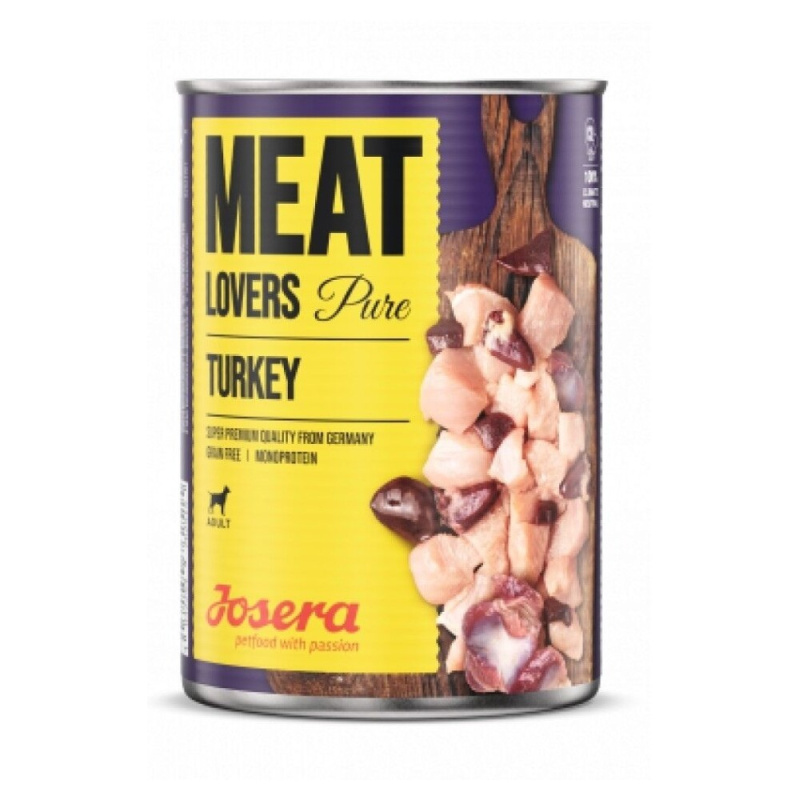 Josera Dog konz. Meat Lovers Pure Turkey 400g