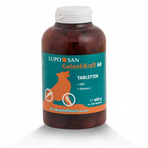400 g, LupoSan Gelenk40 "tabletky" na posílení kloubů a vazů