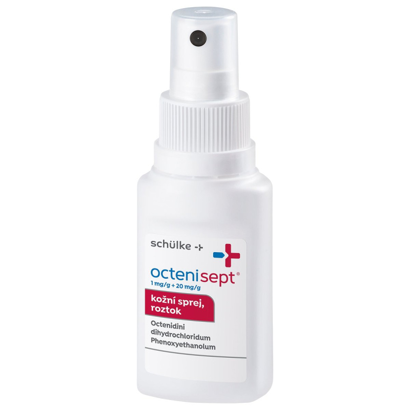 OCTENISEPT 1MG/G+20MG/G Kožní sprej, roztok 1X50ML