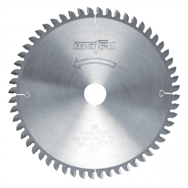 Mafell | Pilový kotouč pro čisté řezání laminátu ø 160 mm Z56 TFZ/TCG