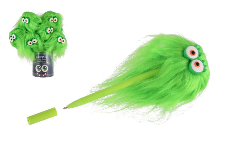 Propiska s očima a chlupatým účesem Herbs Crazy Green - 1 kus