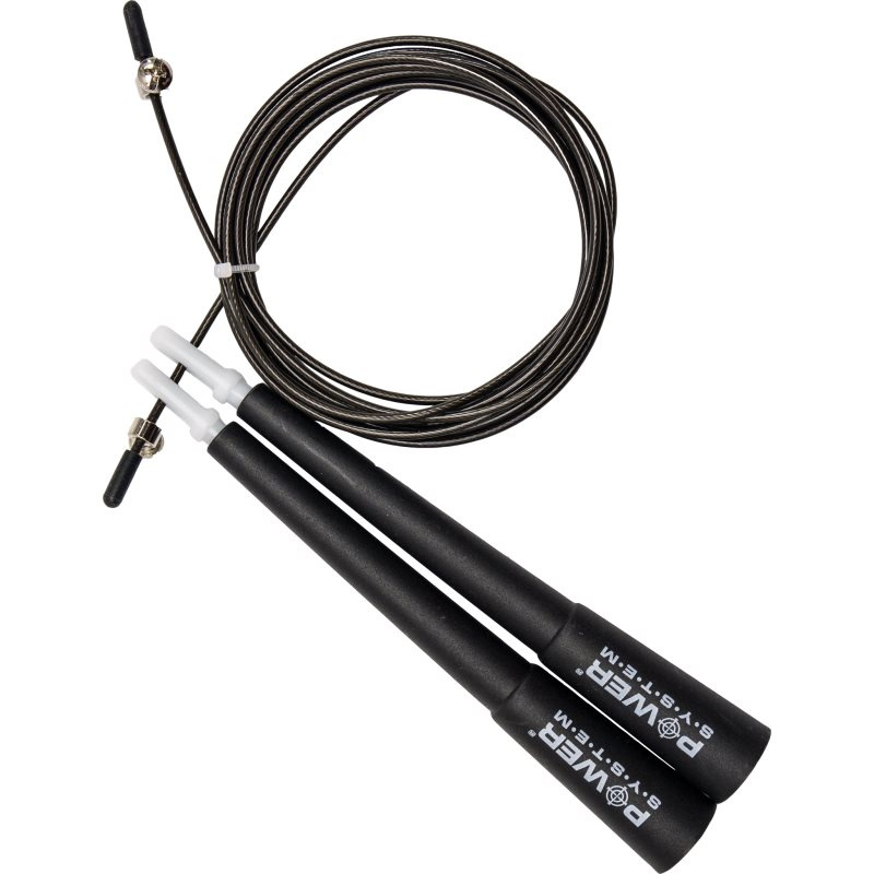 Power System Švihadlo CROSSFIT JUMP ROPE - černá