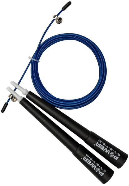 Power System Švihadlo CROSSFIT JUMP ROPE - modrá