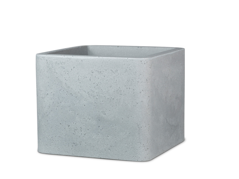 Scheurich Květináč Cube (Stony Grey, Ø 40 cm)