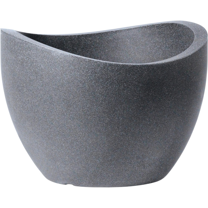 Scheurich Květináč 250 černý granit, pr. 30 cm