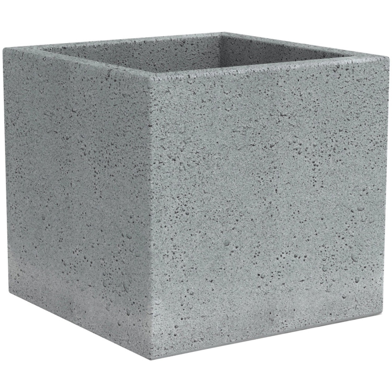 Scheurich Květináč C-Cube 240 pr. 38 cm Stony Grey