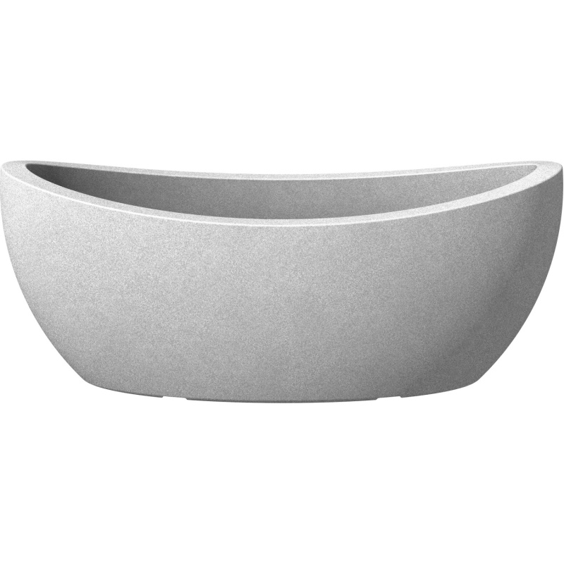 Scheurich Žardinka Wave Globe Oval Stony Grey 58 x 24 x 23 cm