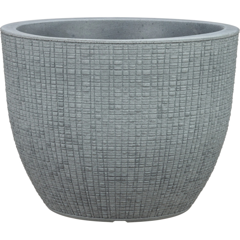 Scheurich Květináč Barceo průměr 39 cm x 30 cm Stony Grey