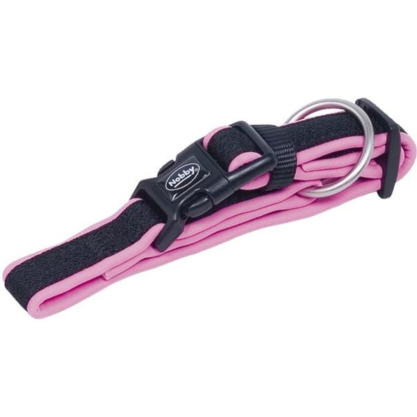 Nobby MESH PRENO obojek neoprén růžový XS/S 25-35cm