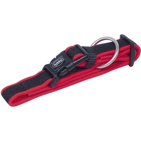 Nobby MESH PRENO obojek neoprén červený S/M 30-45cm