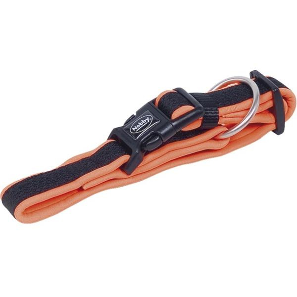 Nobby MESH PRENO obojek neoprén oranžový S/M 30-45cm