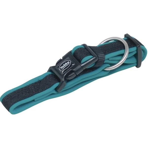 Nobby MESH PRENO obojek neoprén tyrkysový L/XL 50-65cm