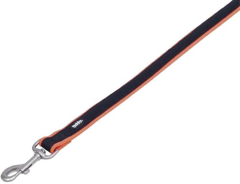 Nobby MESH PRENO vodítko neoprén oranžové M/L 120cm