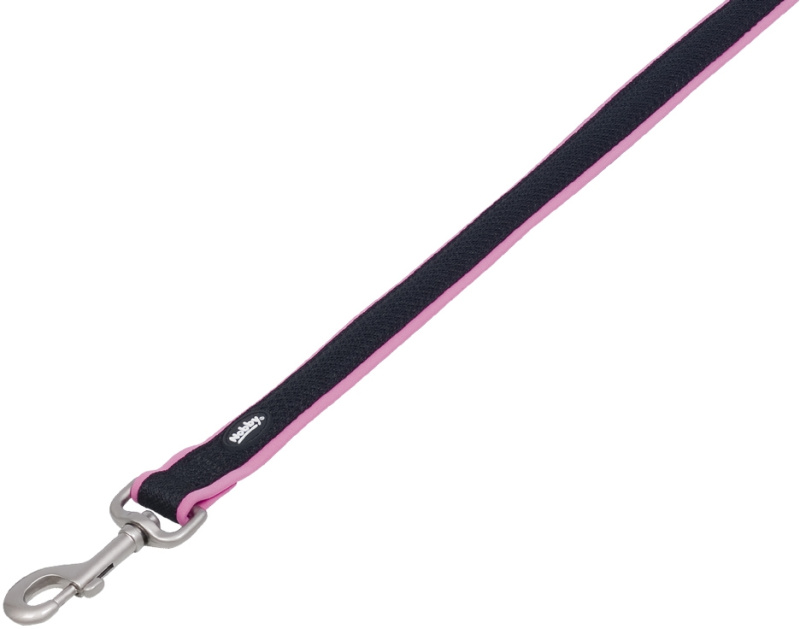 Nobby MESH PRENO vodítko neoprén růžové M/L 120cm