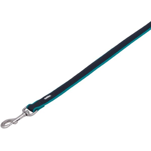 Nobby MESH PRENO vodítko neoprén tyrkysové L/XL 120cm