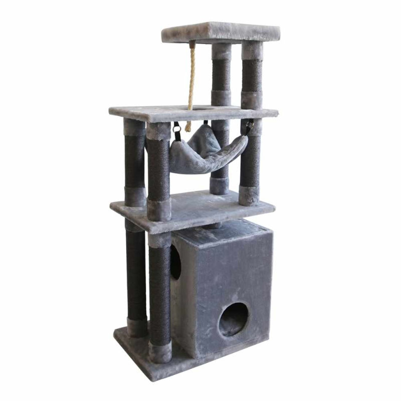 Nobby škrabadlo TELDE malé 60 x 40 x 173-193 cm světle šedá