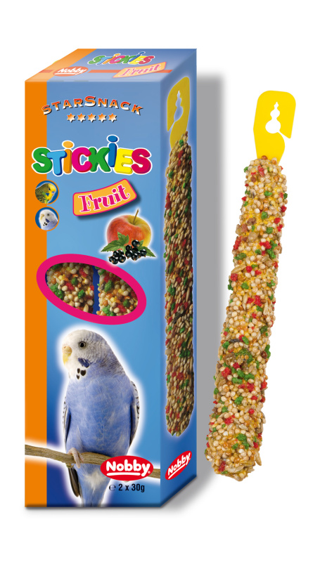 Nobby StarSnack tyčinky ovocné pro papoušky 2 x 30g