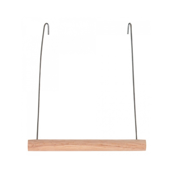 Nobby dřevěná houpačka pro papoušky 12x13cm