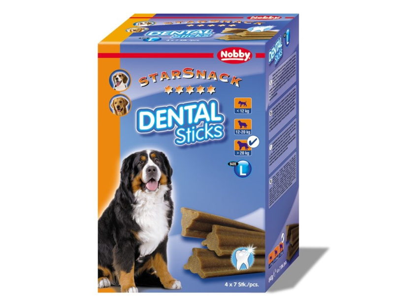 Nobby StarSnack Dental Sticks Large dentální pamlsky 28ks / 840g