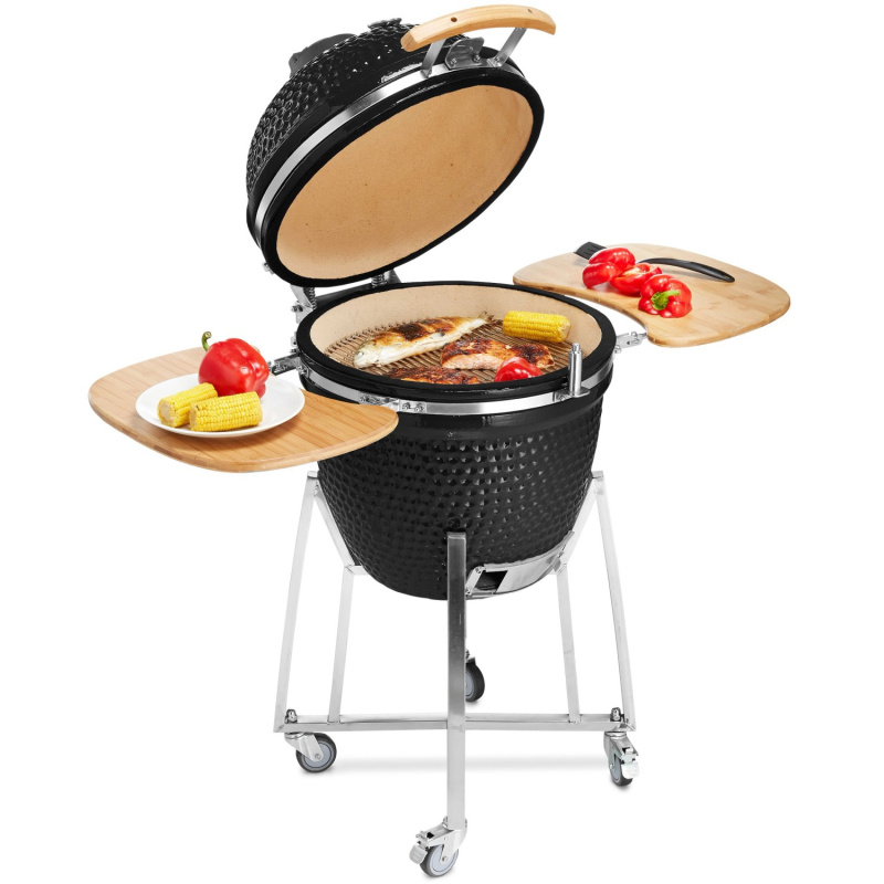 Buschbeck Keramický gril Kamado XL Set, černá, 130 x 121 x 73 cm