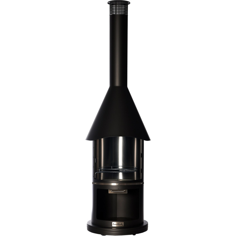 Buschbeck Nerezový grilovací krb Auckland Prestige, černá, pr. 65 x 230 cm
