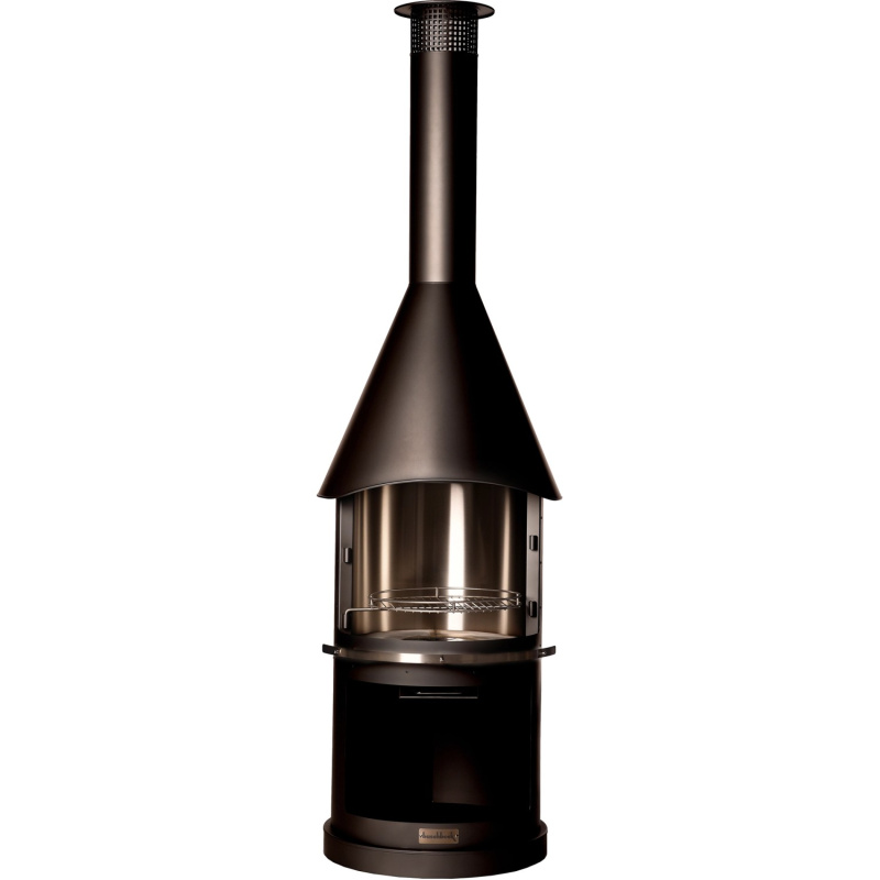 Buschbeck Nerezový grilovací krb Sydney, černá, pr. 72 x 250 cm